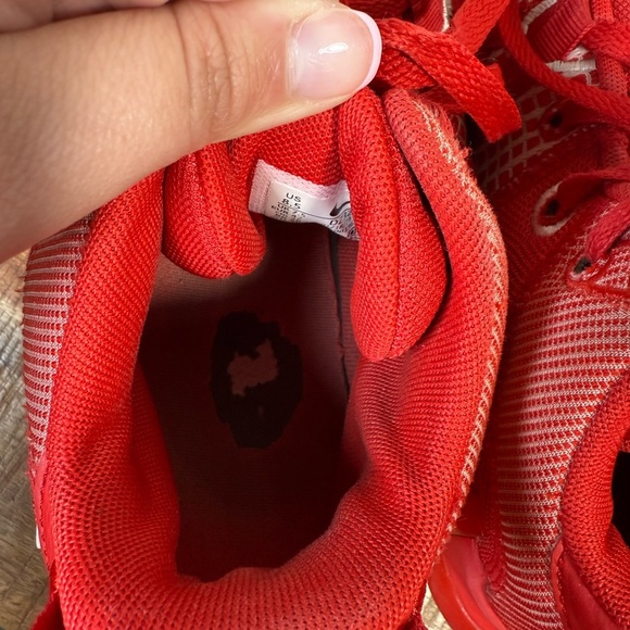 Nike Red and White Lebron Witness Sneakers, Men’s 8.5 - Picture 9 of 12